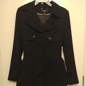 H&M black trench coat